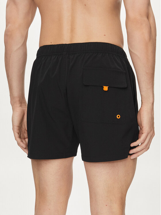 Save The Duck Save The Duck Pantaloni scurți pentru înot Demna DW1222M-RIPO18 Negru Regular Fit