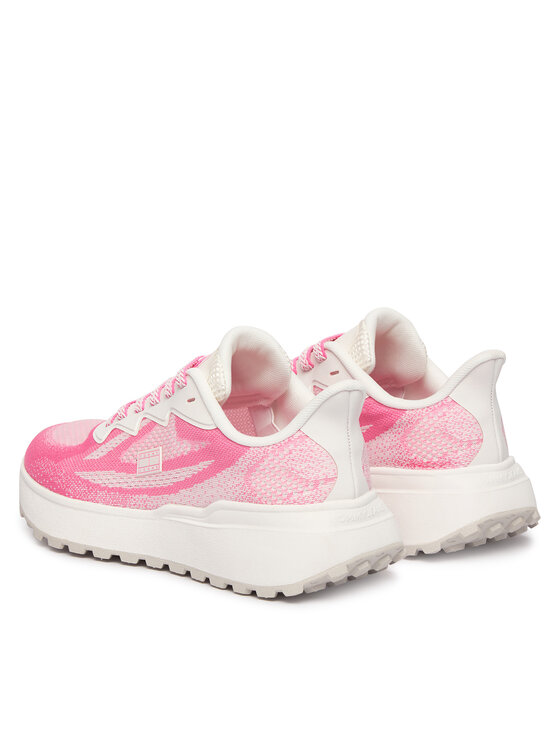 Tommy Jeans Tommy Jeans Sneakersy Tjw Sporty Knit Runner EN02962 Écru