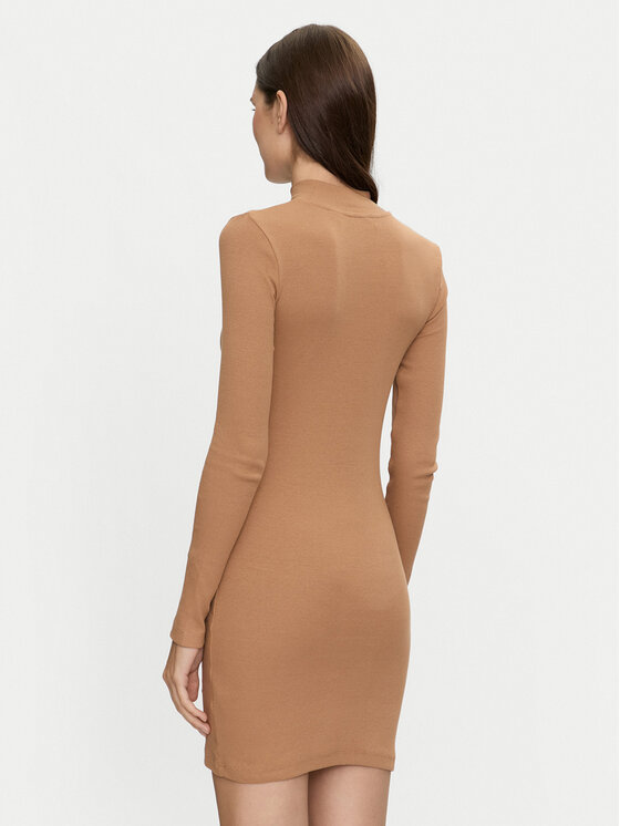 Brave Soul Brave Soul Strickkleid LDRJ-69GERRIECAM Braun Regular Fit