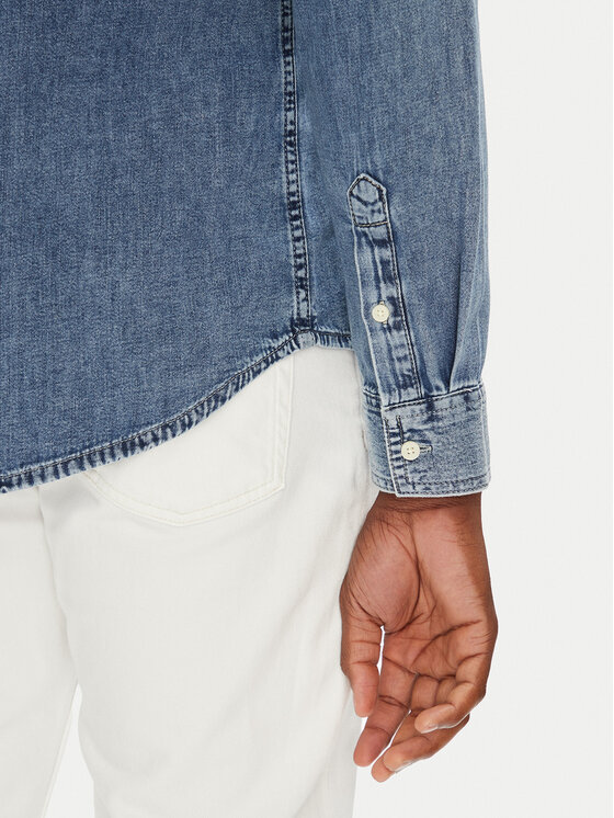 Calvin Klein Jeans Calvin Klein Jeans Jeans srajca LV040EM774 Modra Regular Fit