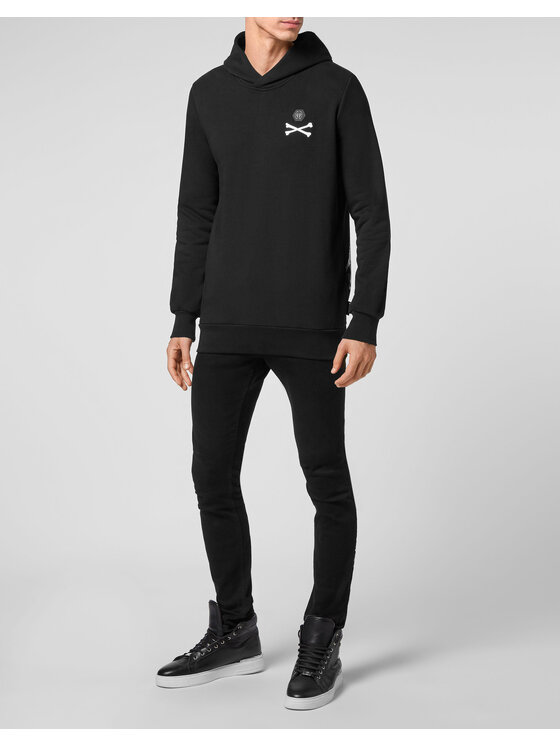PHILIPP PLEIN PHILIPP PLEIN Mikina 5199 Čierna Regular Fit