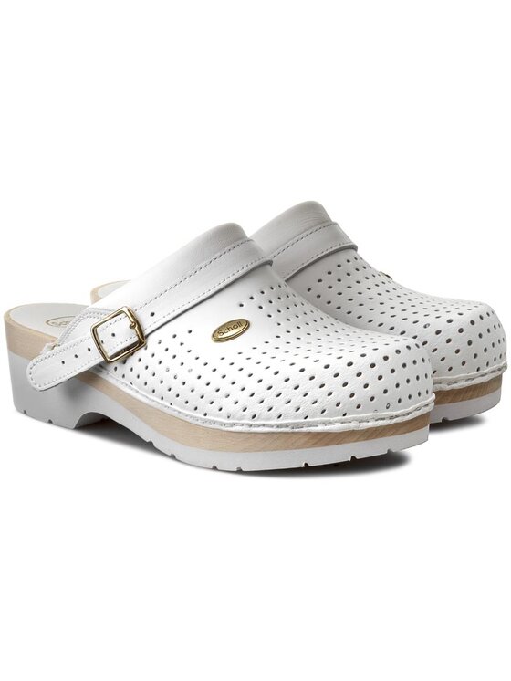 Scholl Ciabatte Clog S Comf.B S Ce F20078 1065 400 Bianco Modivo