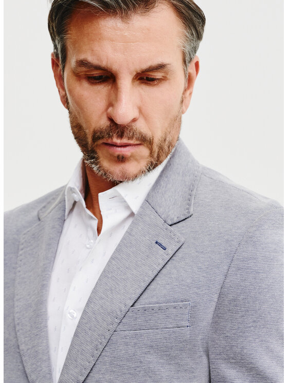 Pako Lorente Pako Lorente Marynarka P25SF-3X-022 Niebieski Slim Fit