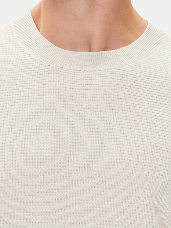 BOSS BOSS T-krekls H-Ianni 50543161 Écru Regular Fit