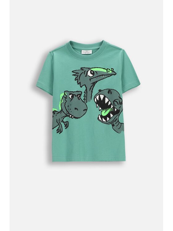 Coccodrillo Coccodrillo T-Shirt WC6143235VBA-011 Zielony Regular Fit