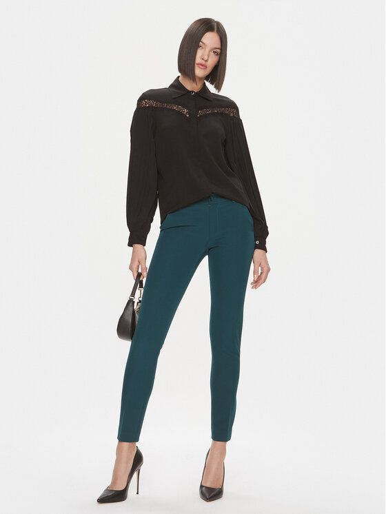 Liu Jo Liu Jo Πουκάμισο MF3137 T9121 Μαύρο Relaxed Fit