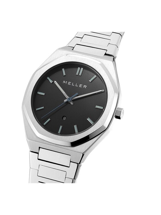 Meller Meller Zegarek 8PN-3.2SILVER Srebrny