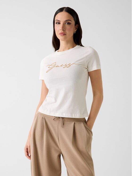 Guess Guess T-shirt 181396 Bianco Classic Fit