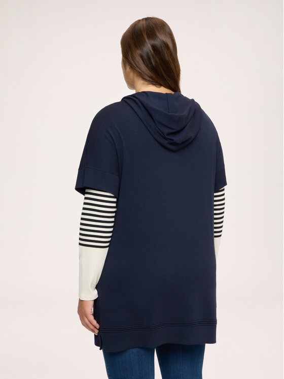 Fiorella Rubino Fiorella Rubino Sweter M281L008563N034 Niebieski Over Fit