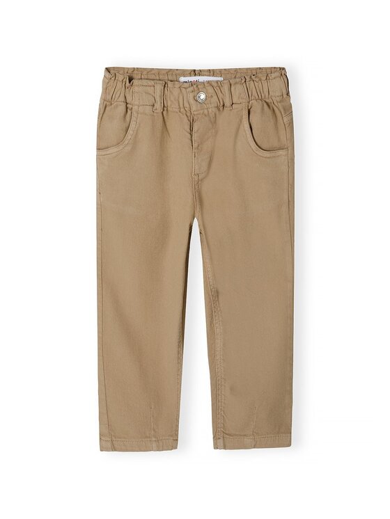minoti minoti Spodnie materiałowe 32PANT101 Brązowy jasny Regular Fit