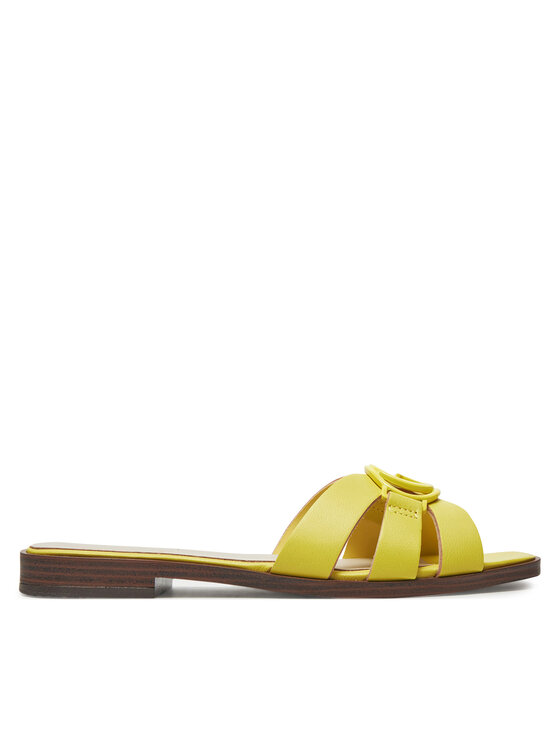 Şlapi Guess Symo FLJSYM LEA03 Galben