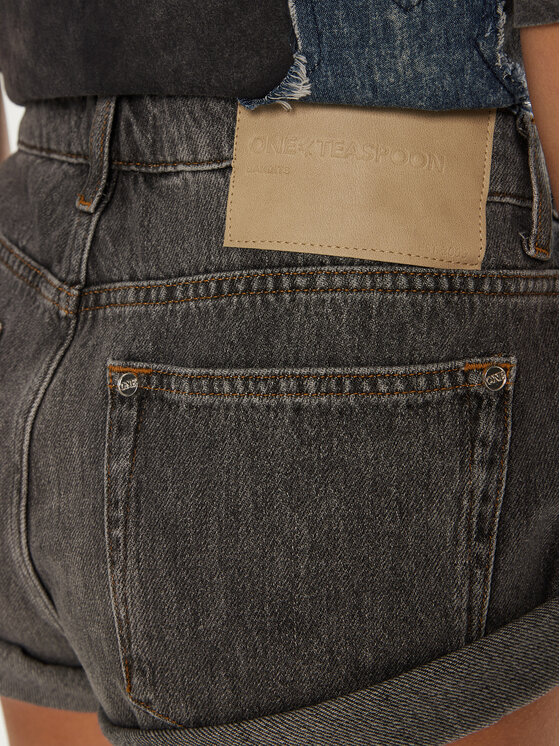 One Teaspoon One Teaspoon Jeans kratke hlače Bandits 26845 Siva Regular Fit