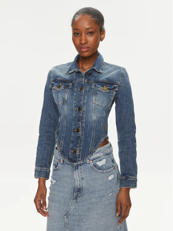 Giacca lunga jeans new arrivals