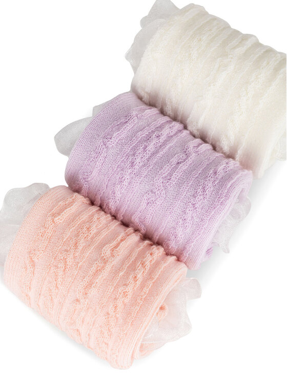 JENNY JENNY Чорапи 7KB-004-SS25 (3-pack) Розов