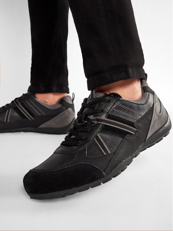 Geox Sneakersy U Ravex A U043FA 0PTEK C9999 Czarny Modivo.pl