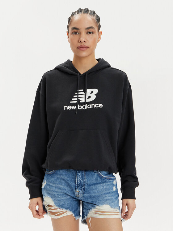 New Balance Felpa WT41504 Nero Oversize Modivo