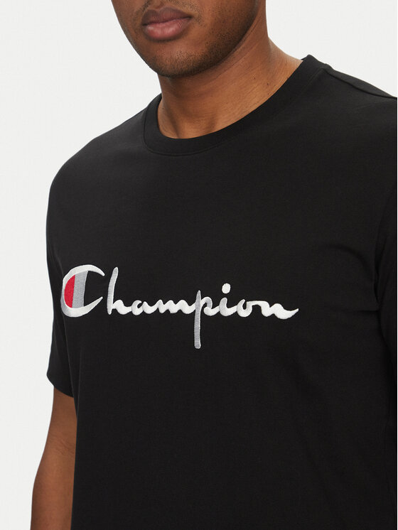 Champion Champion Marškinėliai 221621 Juoda Standard Fit