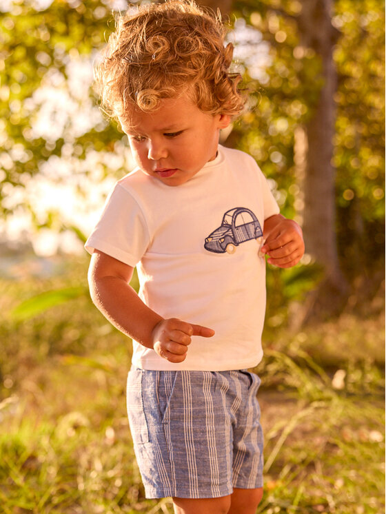 Mayoral Mayoral Set T-Shirt und Shorts 1227 Blau Regular Fit