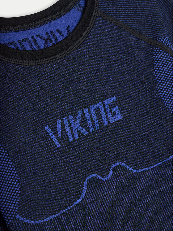 Viking Viking Komplet bielizny termoaktywnej Riko Kids Set 500/14/3030/15 Czarny Skinny Fit