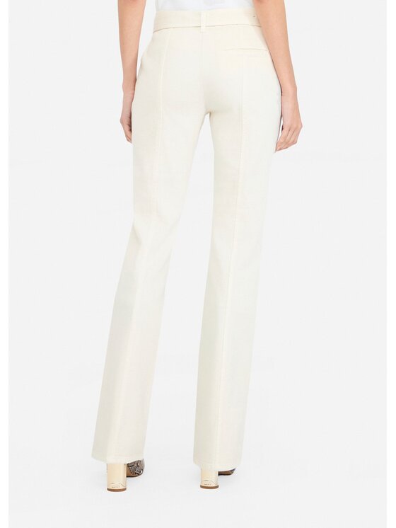 Liu Jo Liu Jo Pantaloni di tessuto CF5292T1819X0728 Bianco Regular Fit
