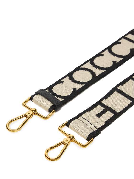 Coccinelle Coccinelle Curea de schimb pentru poșetă M21 Nastro Signature E3 M21 68 25 21 Bej