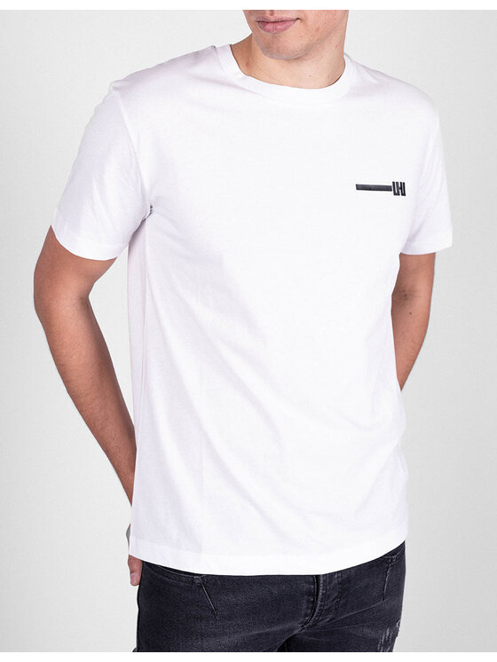 Les Hommes Les Hommes T-Shirt UHT201 700P | Urzn Λευκό Regular Fit