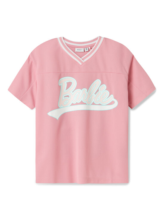 NAME IT NAME IT T-Shirt Barbie 13243113 Růžová Relaxed Fit