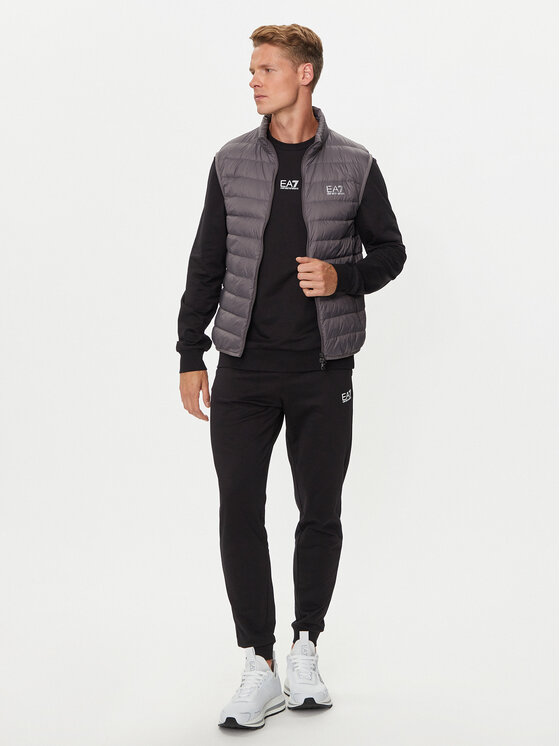EA7 Emporio Armani EA7 Emporio Armani Mikina 8NPM30 PJVRZ 1200 Černá Regular Fit