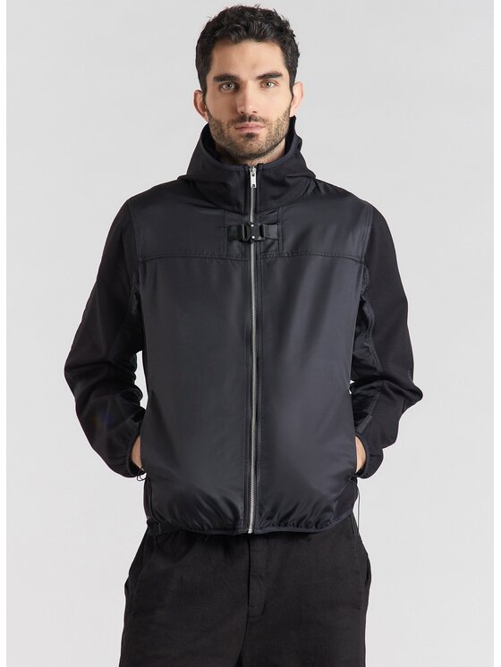 Pako Lorente Pako Lorente Kurtka przejściowa M21SF-5X-021 Czarny Classic Fit
