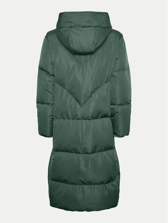 YAS YAS Pūkinė striukė 26030707 Žalia Regular Fit