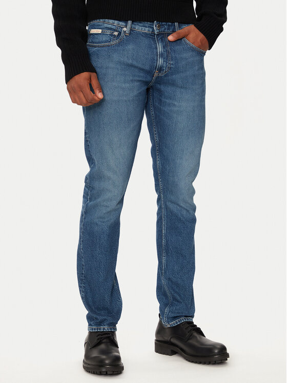 Calvin Klein Jeans Džinsi J30J326359 Zils Slim Fit