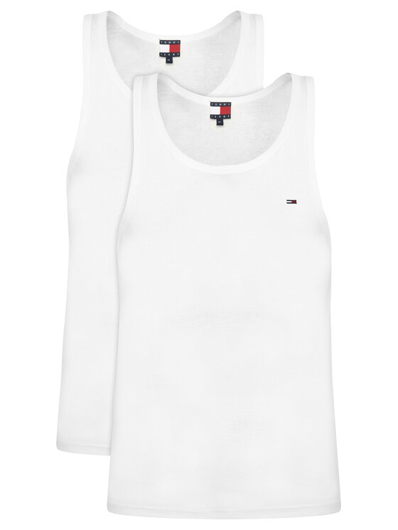 Tommy Jeans Tommy Jeans Set potkošulja bez rukava﻿ DM0DM20769 Bijela Slim Fit