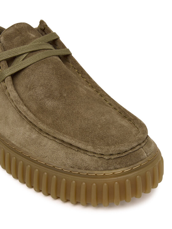 Clarks Clarks Īsi apavi Torhill Lo 26187378 Zaļš