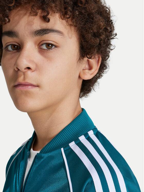 adidas adidas Majica dugih rukava adicolor SST IY7452 Tirkizna Regular Fit