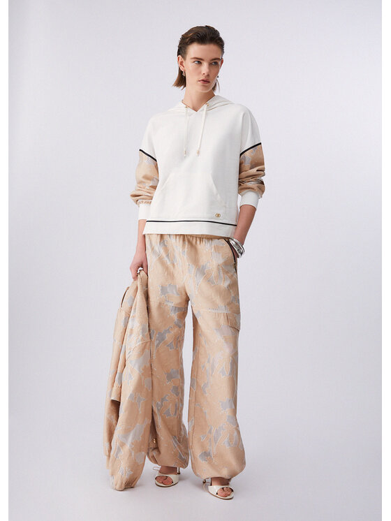Liu Jo Liu Jo Felpa TA6198FS090C3883 Beige Regular Fit