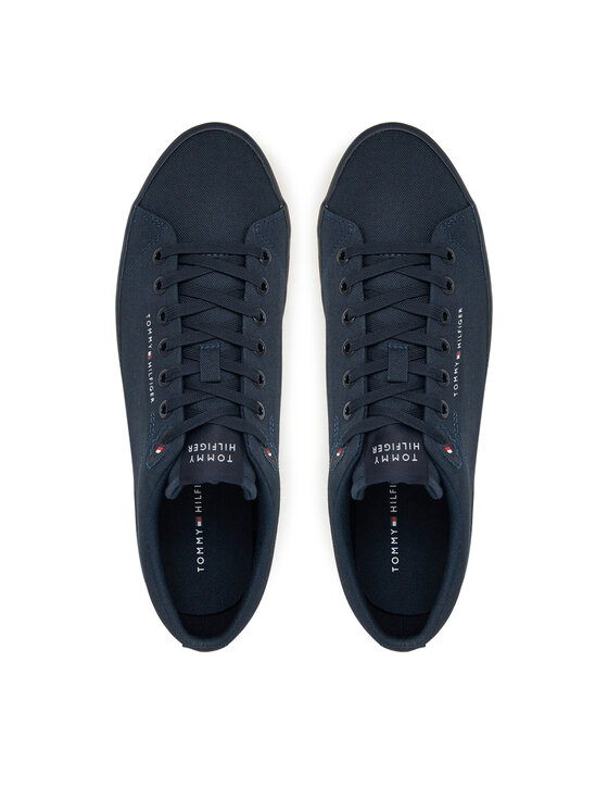 Tommy Hilfiger Tommy Hilfiger Tenisice Hi Vulc Low Core Canvas FM0FM05396 Tamnoplava