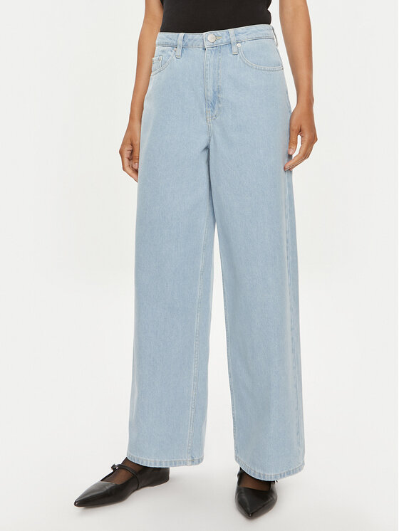 2NDDAY 2NDDAY Blugi Foss TT 2244762903 Albastru Wide Leg