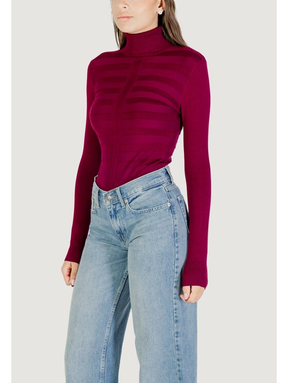 Morgan De Toi Morgan De Toi Maglione 252-MENTHYO Viola Blazer Fit