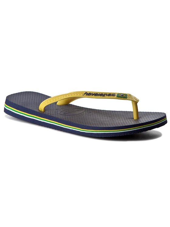 Japonki Havaianas, Rozmiar 29.5, Żółte, Brasil Logo 41108503587