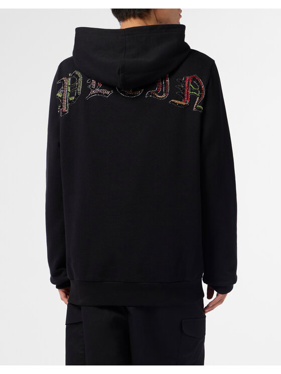 PHILIPP PLEIN PHILIPP PLEIN Bluza 29019 Czarny Regular Fit