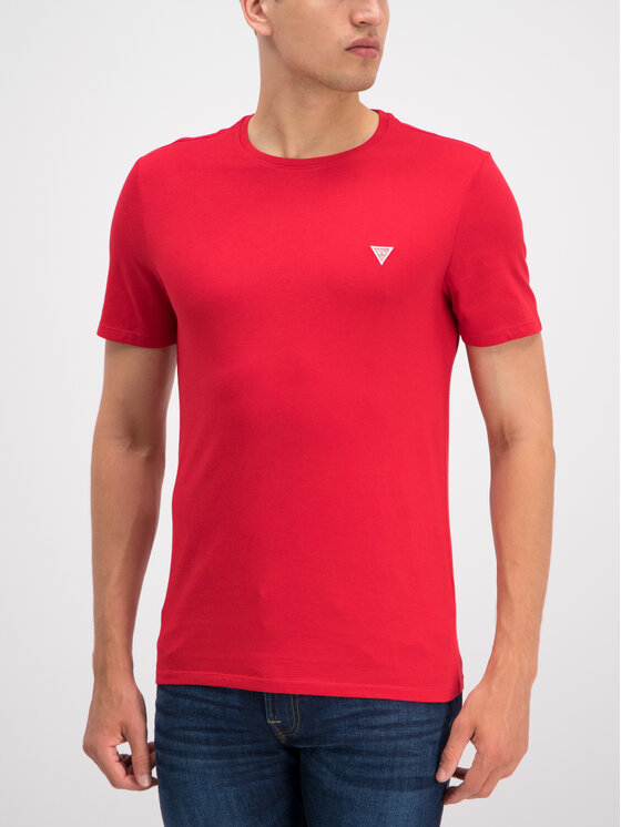 Guess Guess T-Shirt M93I60 I3Z00 Červená Slim Fit