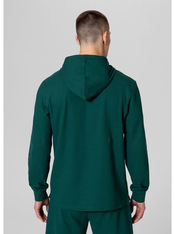 PITBULL PITBULL Bluza Pique Rockey Zielony Regular Fit
