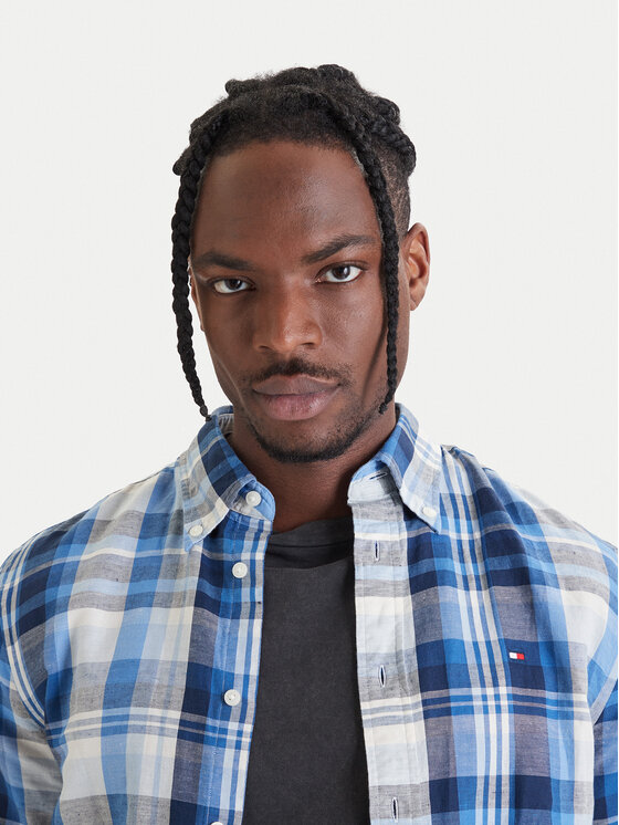 Tommy Hilfiger Tommy Hilfiger Πουκάμισο MW0MW43126 Μπλε Regular Fit