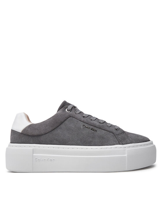 Calvin Klein Calvin Klein Sneakers Flatform Cup Lace Up W/Ml HW0HW02282 Grigio