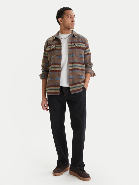 RVCA RVCA Košeľa Dayshift 23A053505 Hnedá Regular Fit