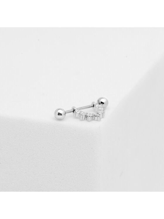 ANIA KRUK ANIA KRUK Piercing SRUKS0680 Srebrny