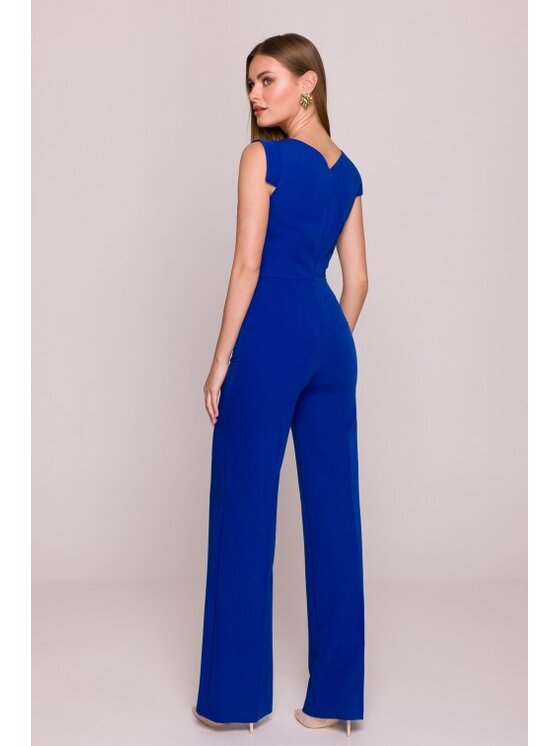 Stylove Stylove Kombinezon S407 Niebieski A-Line Fit