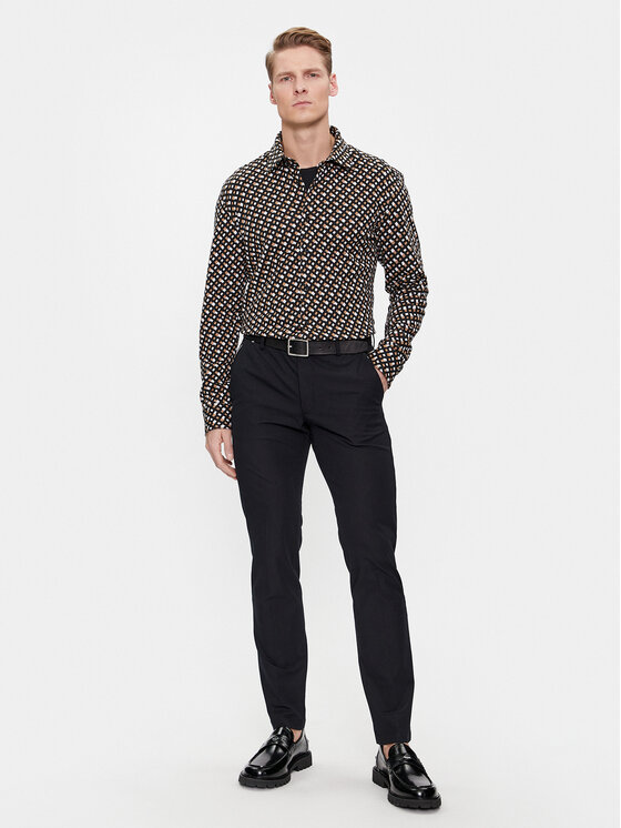 BOSS Boss Риза C-Hal-Kent-C1-223 50508833 Бежов Slim Fit