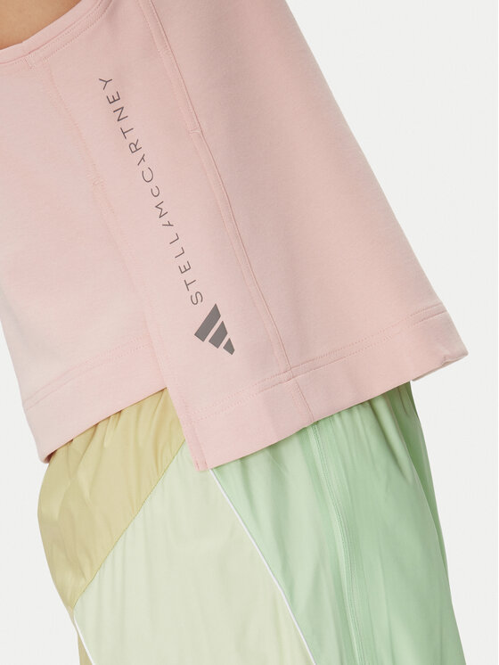adidas by Stella McCartney adidas by Stella McCartney Marškinėliai Stella McCartney JI5177 Rožinė Regular Fit