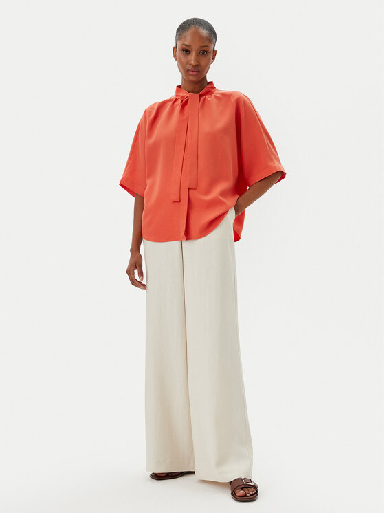 Marc O'Polo Marc O'Polo Bluse 503 0840 41013 Rot Relaxed Fit